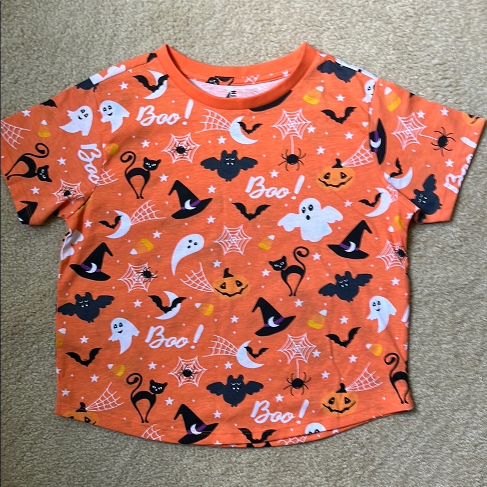 Orange Halloween Themed T-Shirt
